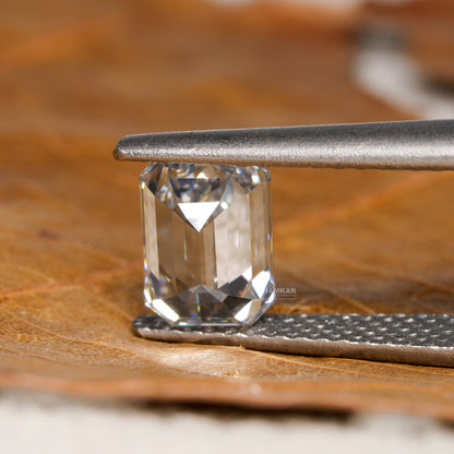 IGI Certified Emerald Cut Lab Grown Diamond