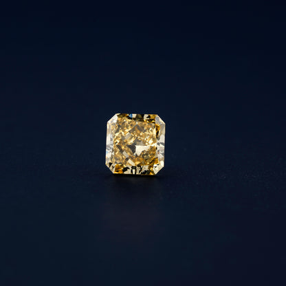 Square Radiant Yellow Colored Loose Diamond Square Radiant Diamond Engagement Ring Yellow Diamond Ring Yellow Diamond For Neckless