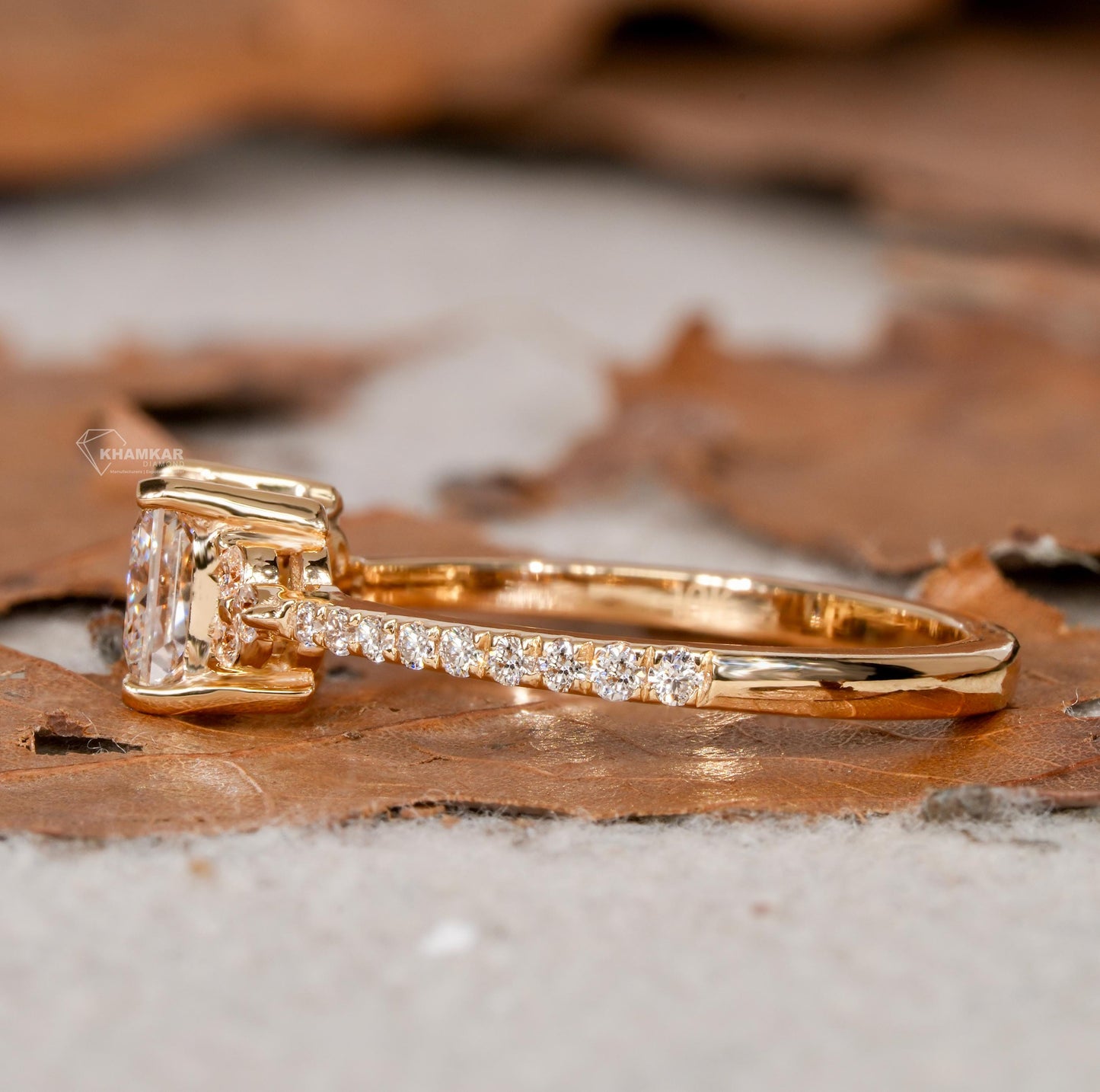 1.00 CT Princess Cut Lab Diamond Engagement Rin For Her