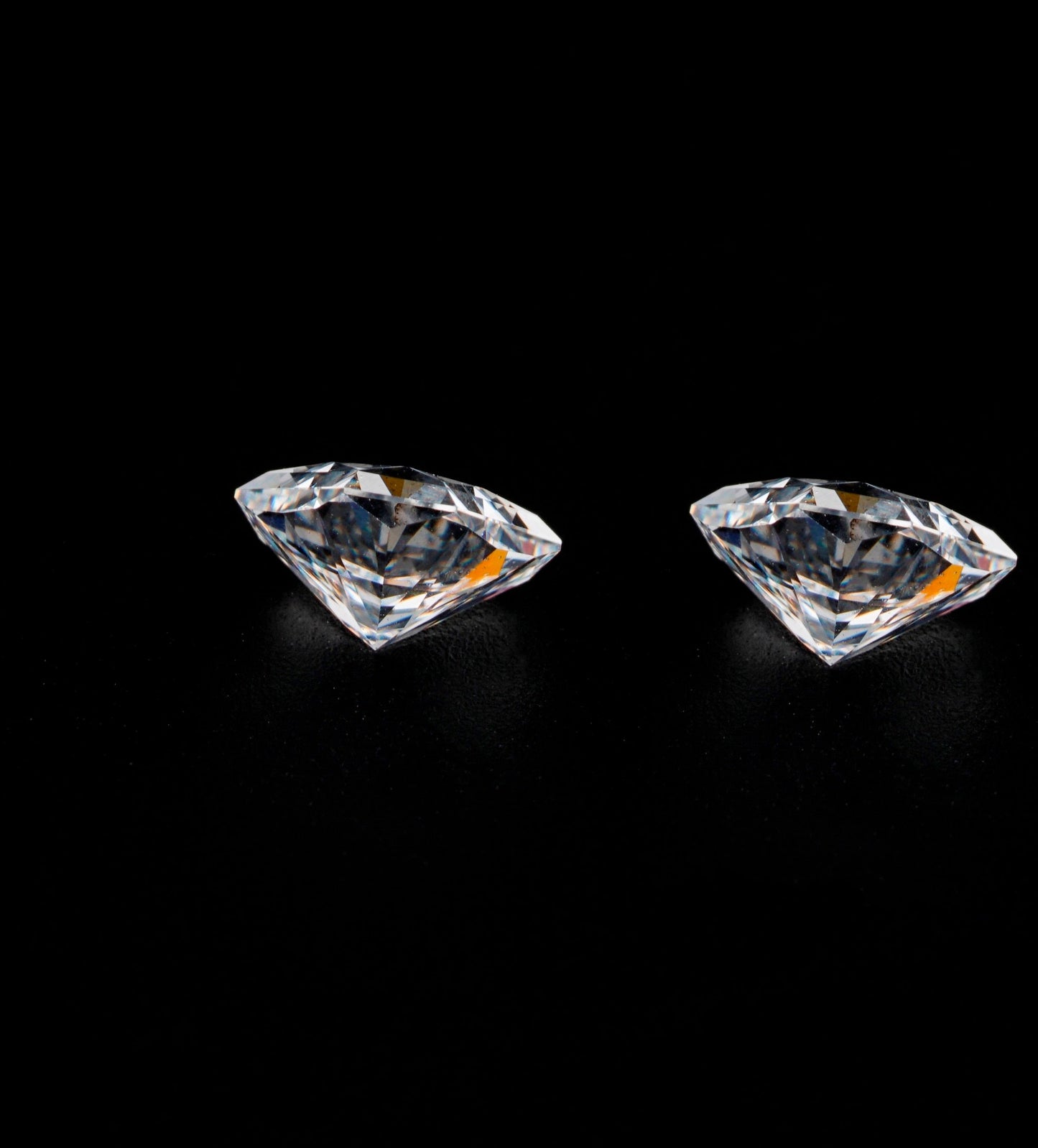 Calf Head Lab grown Diamonds Pair For Earring Set For solitaire Studs For Dangle And Drop Earrings for Bride Antique Cut Diamond Pair