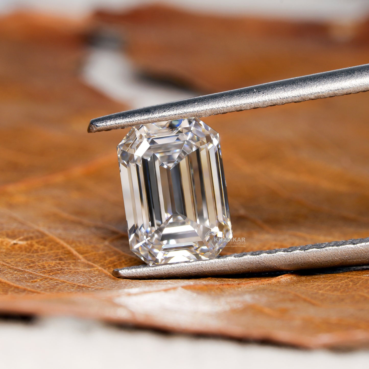 IGI Certified Emerald Cut Lab Grown Diamond