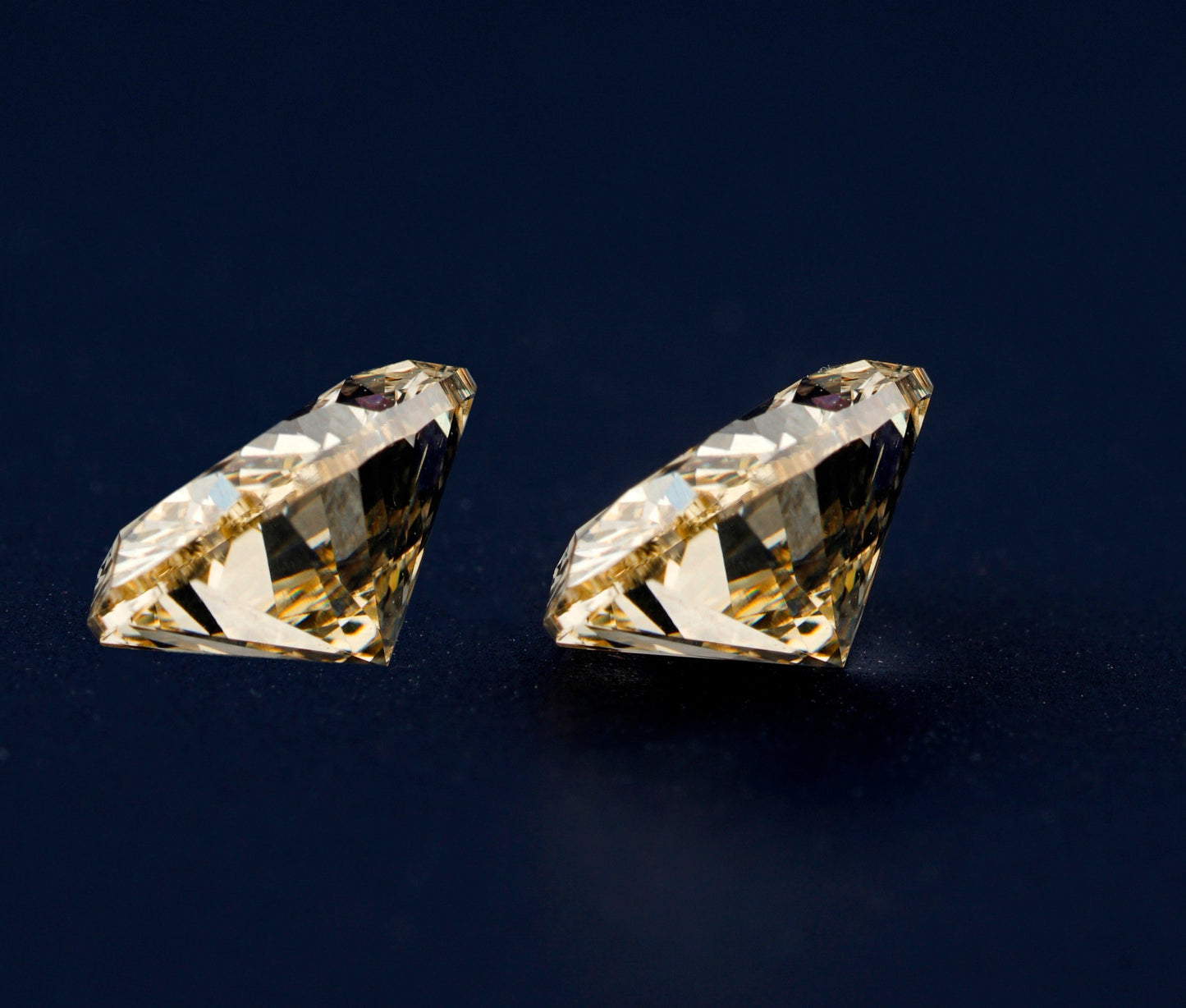 Oval Yellow Color Lab Created Diamonds,Yellow Loose Diamond For Engagement Ring,Yellow Diamonds For Studs, Gift For Anniversary