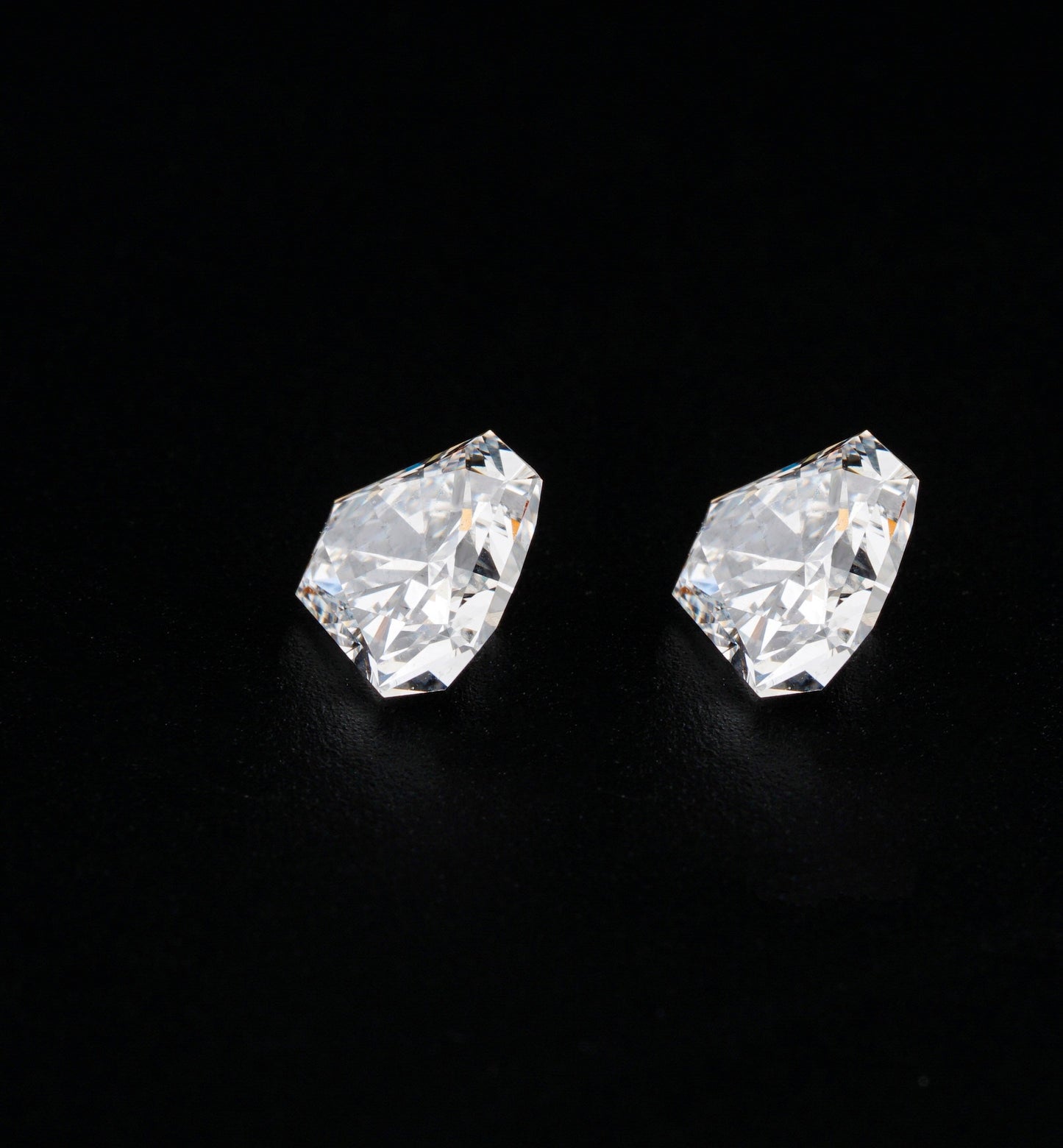 Calf Head Lab grown Diamonds Pair For Earring Set For solitaire Studs For Dangle And Drop Earrings for Bride Antique Cut Diamond Pair