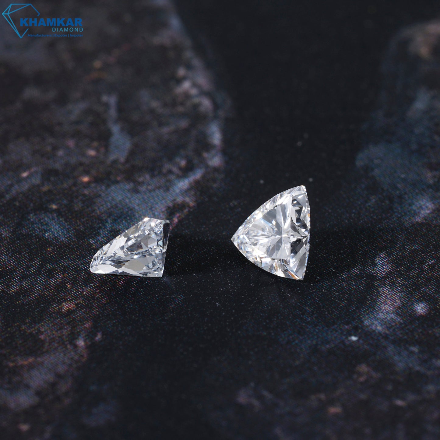 Trillion Cut CVD Labgrown Diamond Loose For Jewelry,CVD-HPHT Diamond Loose For Engagement Ring,Fancy Cut Diamond,Side Stone Ring