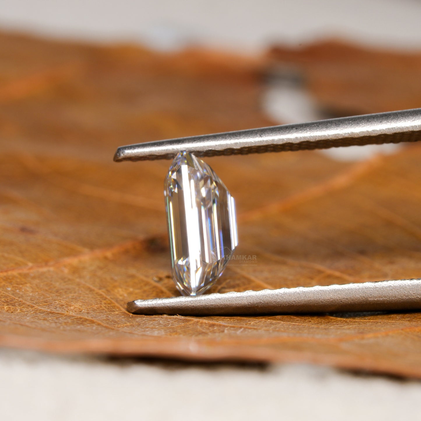 IGI Certified Emerald Cut Lab Grown Diamond