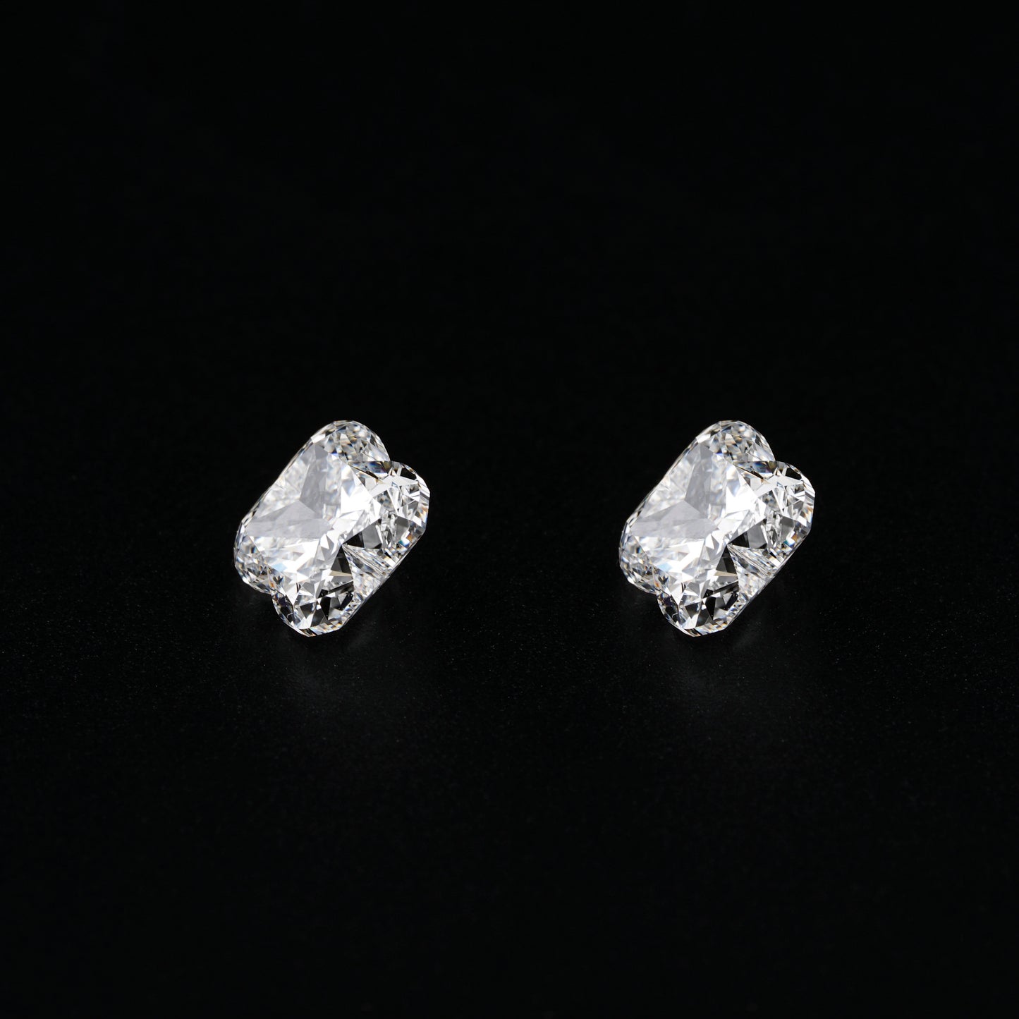 Modified Lili Cut Lab grown Diamonds Pairs For Solitaire Studs For Drop Earrings Anniversary Gift For Her Antique Cut Lab Diamonds