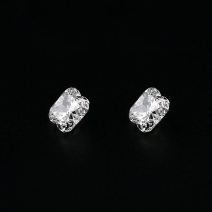 Modified Lili Cut Lab grown Diamonds Pairs For Solitaire Studs For Drop Earrings Anniversary Gift For Her Antique Cut Lab Diamonds
