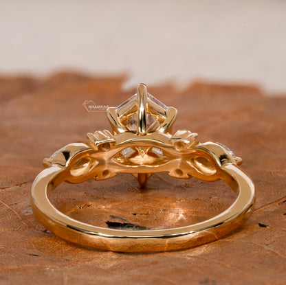 1Ct Dutch Marquise Lab Diamond Ring | IGI Certified