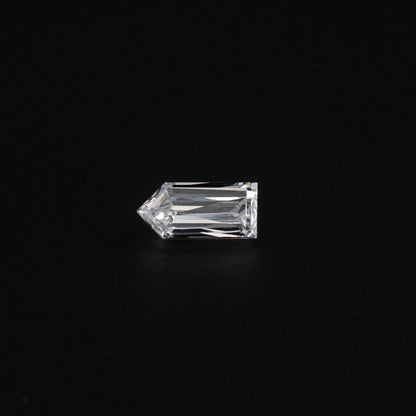 Bullet Cut Eco Friendly Diamond Solitaire Ring 10K White Gold Lab Created Diamond Women's Ring Hand Made Diamond Loose for Her