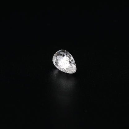 Briolette Lab Grown Diamond For Solitaire Studs HPHT Lab Created Diamond For Drop Earring  For Hoop Diamond Earring For Customization