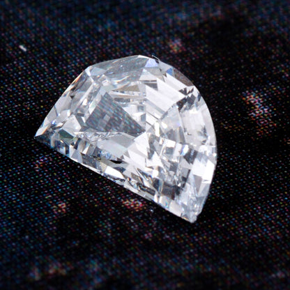 Half Moon Step Cut Lab grown Diamond Half Moon for Side Stones of Engagement Ring Antique Cut Lab Diamond Ring Conflict Free Diamond Ring
