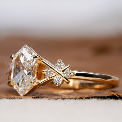 1CT Lab Grown Dutch Marquise Diamond Wedding Ring for Her
