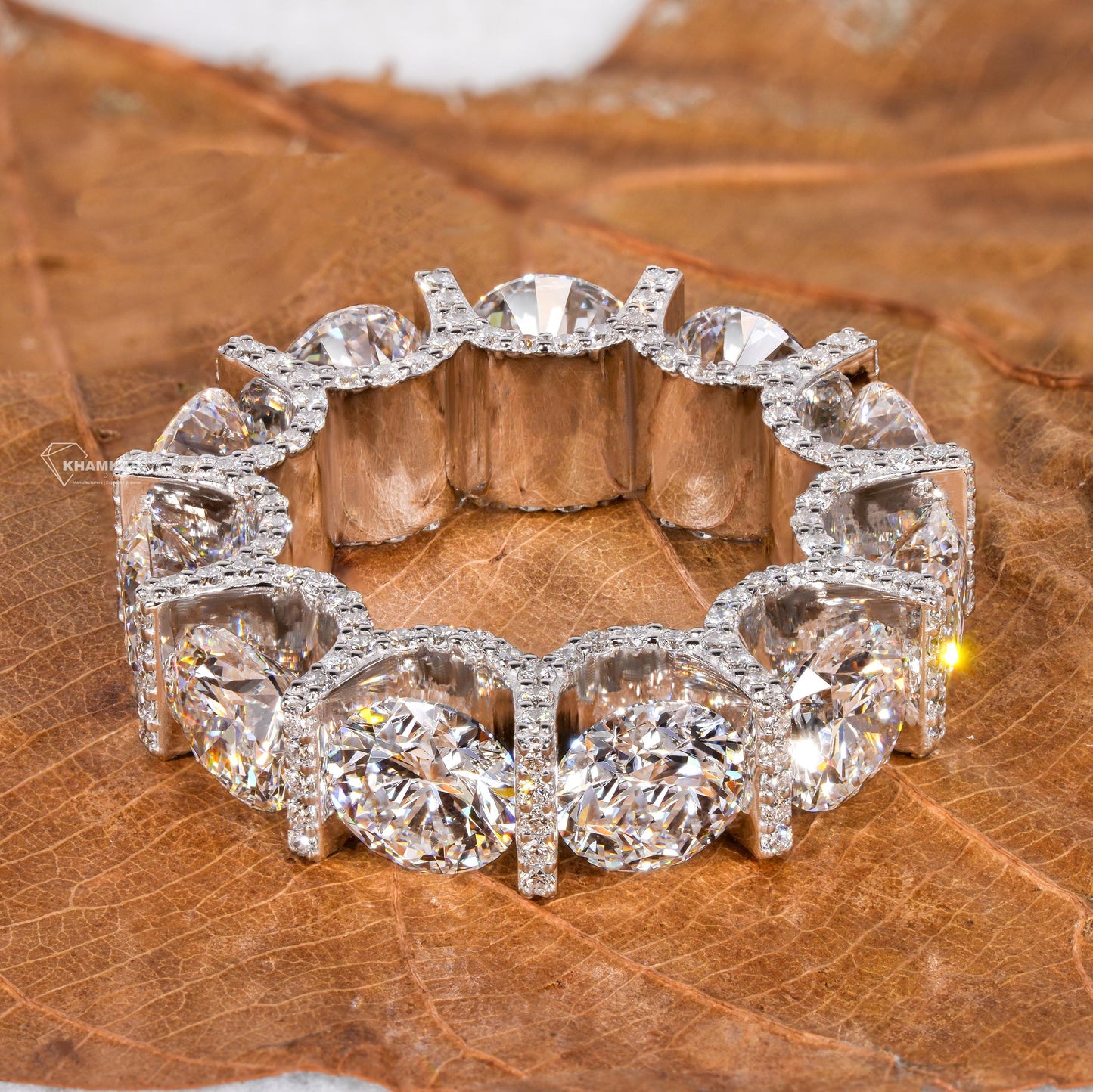 6.50MM Lab Grown Diamond Eternity Band – Stackable Wedding Ring