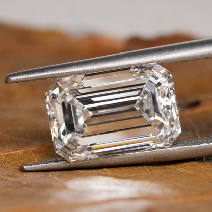 2.57 CT Emerald Cut IGI Certified Lab Diamond