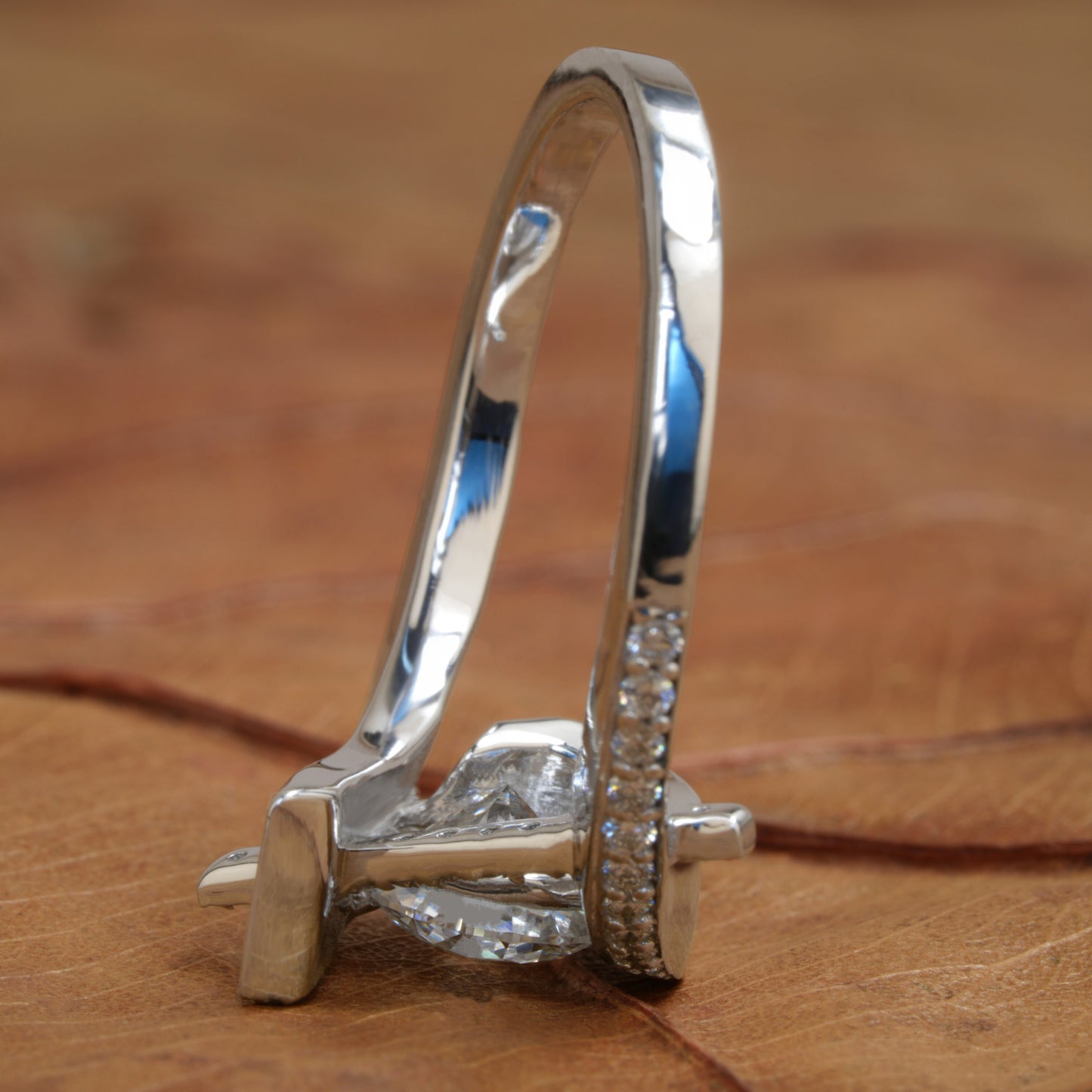 1CT Round Brilliant Lab Diamond Proposal & Promise Ring
