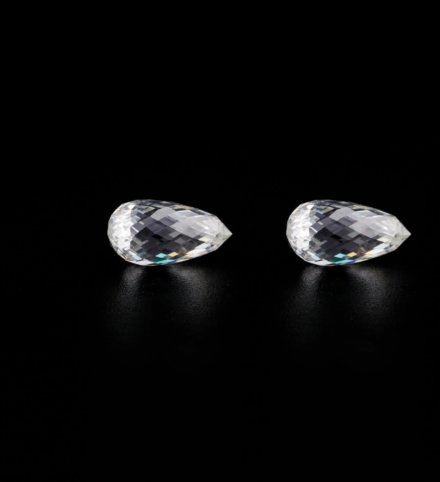 Briolette Lab Grown Diamond For Solitaire Studs HPHT Lab Created Diamond For Drop Earring  For Hoop Diamond Earring For Customization