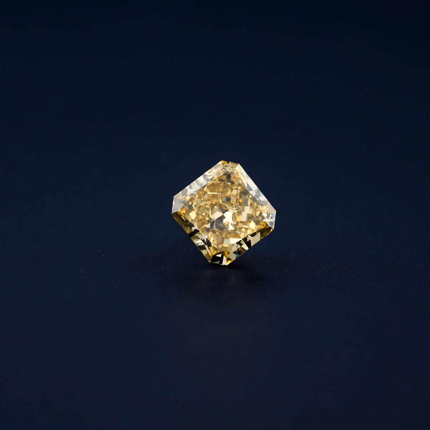 Square Radiant Yellow Colored Loose Diamond Square Radiant Diamond Engagement Ring Yellow Diamond Ring Yellow Diamond For Neckless