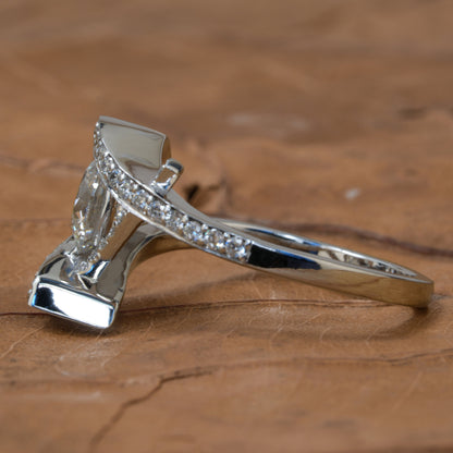 1CT Round Brilliant Lab Diamond Proposal & Promise Ring