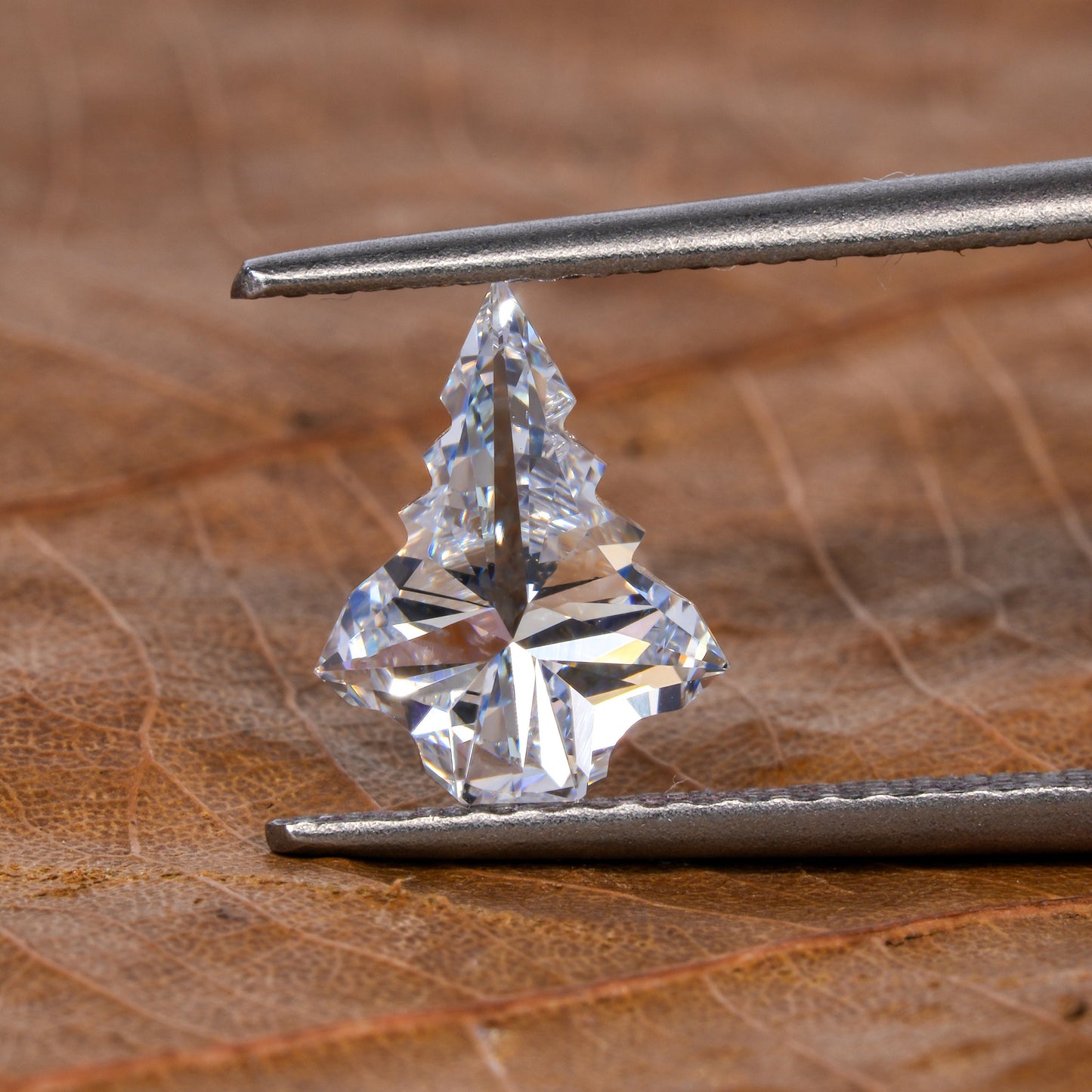 Christmas Tree Cut Lab Grown diamond,1.00 Ct Antique Cut Diamond For Solitaire Ring,Loose Diamond For Christmas Gift,Diamond gift For Women