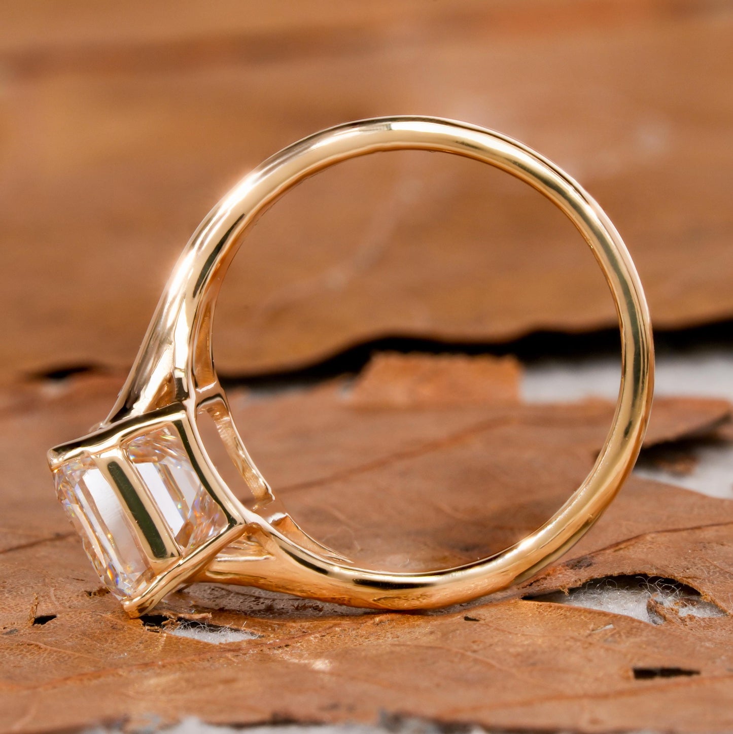 Emerald Cut Lab Grown Diamond Ring – IGI Certified Anniversary Gift for Her