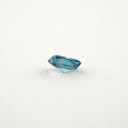 Radiant Lab Grown Blue Colored Loose Diamond Fancy Colored Diamond 10K White Gold Radiant Diamond Engagement Ring Blue Diamond Ring