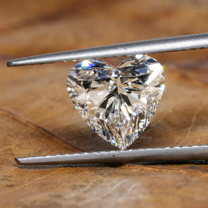 2.00 Ct Heart Shape Cut Lab grown Diamond For Engagement Ring CVD Diamond For Solitaire Pendant Valentine's Gift For Her Fancy Shape Diamond