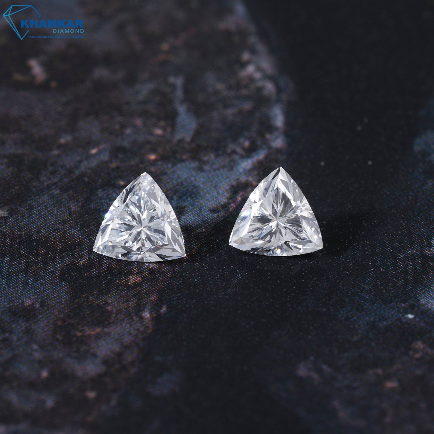 Trillion Cut CVD Labgrown Diamond Loose For Jewelry,CVD-HPHT Diamond Loose For Engagement Ring,Fancy Cut Diamond,Side Stone Ring