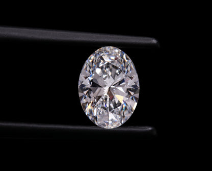 Oval Cut CVD Lab Grown Diamond,D-E Color Diamond For Wedding Ring HPHT Diamond For Solitaire Earring Gift For Her Loose Diamond