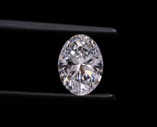Oval Cut CVD Lab Grown Diamond,D-E Color Diamond For Wedding Ring HPHT Diamond For Solitaire Earring Gift For Her Loose Diamond