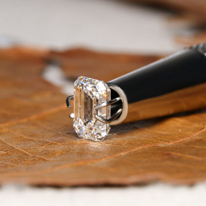 IGI Certified Emerald Cut Lab Grown Diamond