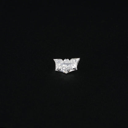 Bat Shape Lab Diamond CVD Loose Diamond For Pendant Antique Cut Man Made Diamond Loose For Studs Earrings Lab Created Loose Diamond For Her