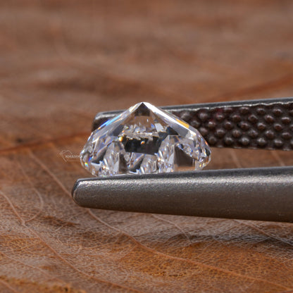 Floral Shape Brilliant Cut Lab Grown Diamond,1.00Ct Floral Diamond For Engagement Ring,Flower Shape Diamond For Anniversary Gift,CVD Diamond
