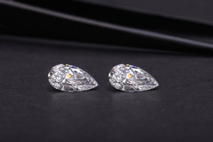 Pear Cut Lab grown Diamond Pair For Earring Eco Friendly Diamond For Engagement Ring Pear Diamond For Anniversary Gifts Fancy Cut Diamond