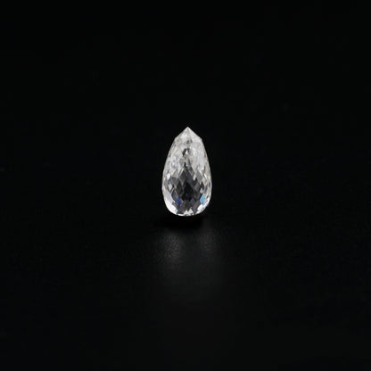 Briolette Lab Grown Diamond For Solitaire Studs HPHT Lab Created Diamond For Drop Earring  For Hoop Diamond Earring For Customization