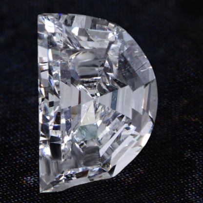 Half Moon Step Cut Lab grown Diamond Half Moon for Side Stones of Engagement Ring Antique Cut Lab Diamond Ring Conflict Free Diamond Ring