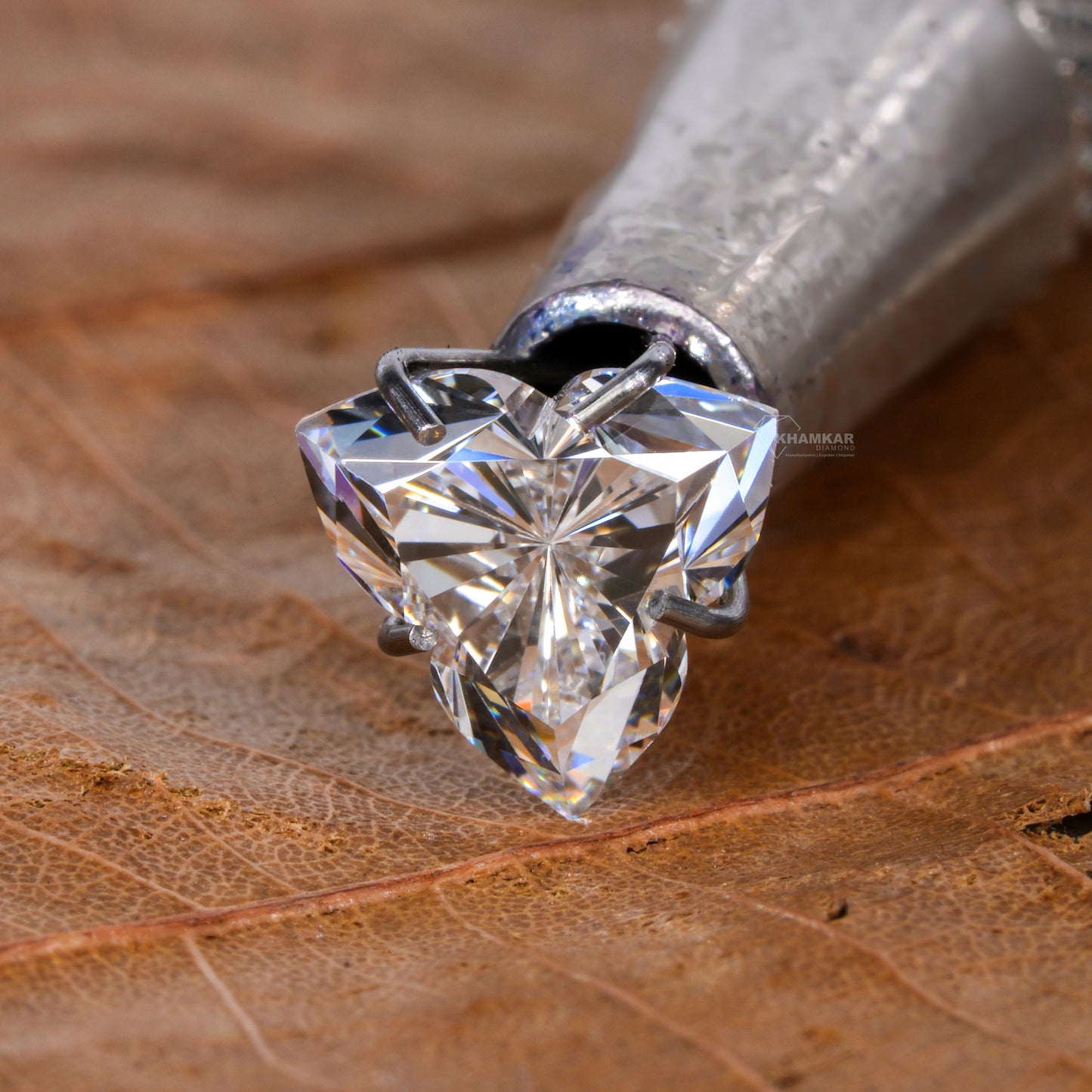 Lotus Cut Lab Grown Diamond,Antique Cut Diamond For Engagement Pendant,Fancy Cut Lab Created Diamond for Gift,Flower Cut Diamond Gift Ring