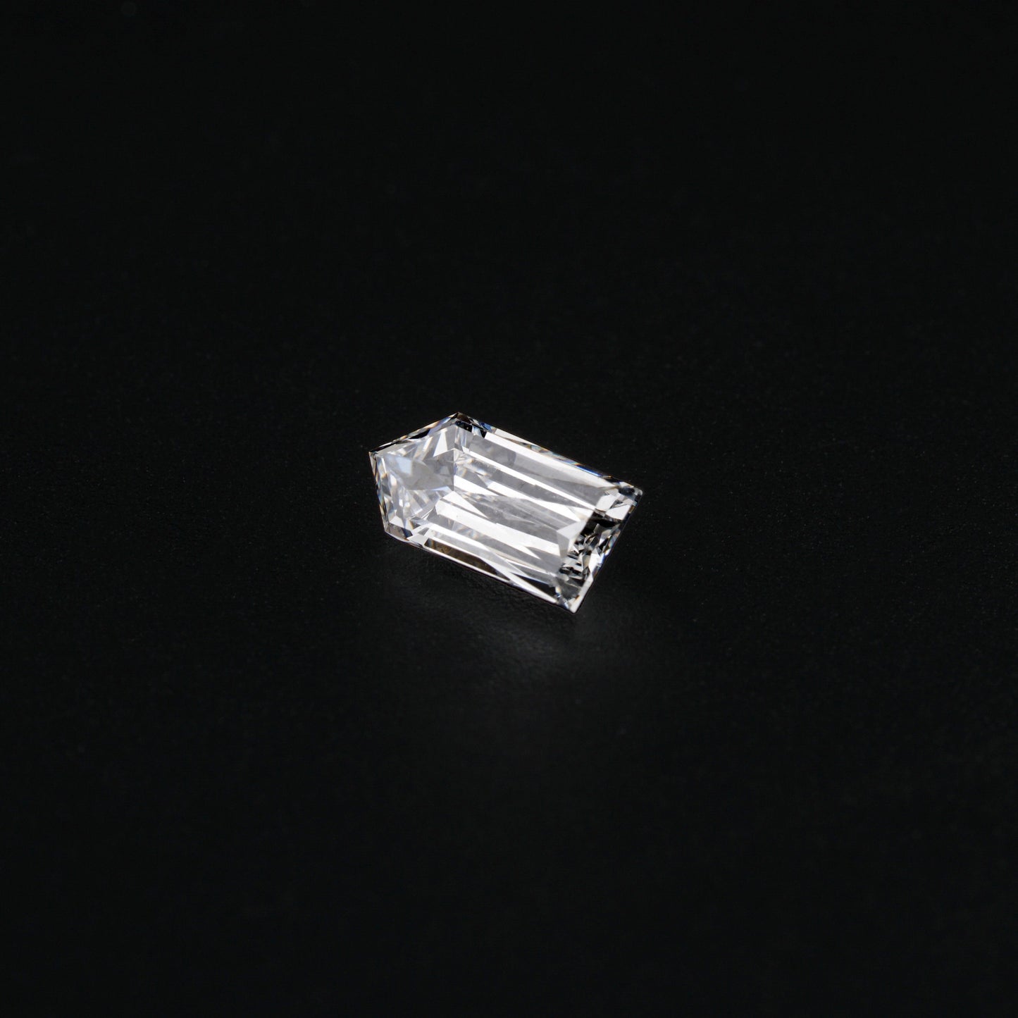 Bullet Cut Eco Friendly Diamond Solitaire Ring 10K White Gold Lab Created Diamond Women's Ring Hand Made Diamond Loose for Her