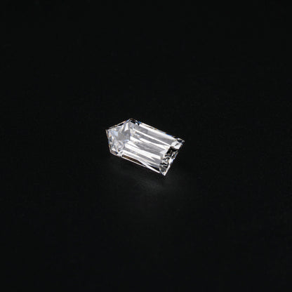Bullet Cut Eco Friendly Diamond Solitaire Ring 10K White Gold Lab Created Diamond Women's Ring Hand Made Diamond Loose for Her