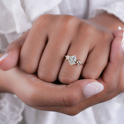 1CT Lab Grown Dutch Marquise Diamond Wedding Ring for Her