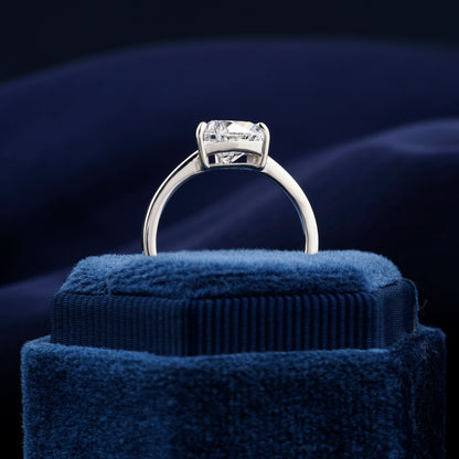 1CT Trillion Cut Lab Grown Diamond Engagement Ring For Her