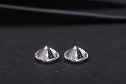 Oval Cut Labgrown Diamond Pair For Earring Studs D-E Color Loose Diamond For Gift CVD Diamond For Engagement Ring Conflict Free Diamond Pair
