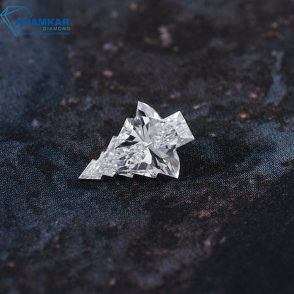 Christmas Tree Lab Grown Loose Diamond Antique Cut Christmas Tree For Necklace Eco Friendly Diamond For Studs Earring Chrismas Gift For Her