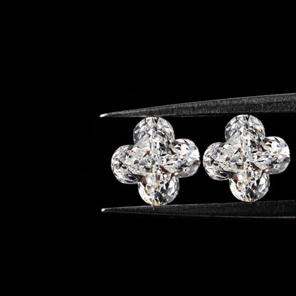 Modified Lili Cut Lab grown Diamonds Pairs For Solitaire Studs For Drop Earrings Anniversary Gift For Her Antique Cut Lab Diamonds