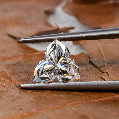 Lotus Cut Lab Grown Diamond,Antique Cut Diamond For Engagement Pendant,Fancy Cut Lab Created Diamond for Gift,Flower Cut Diamond Gift Ring