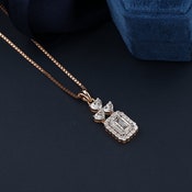 4 TCW Emerald & Heart Lab Grown Diamond Halo Pendant