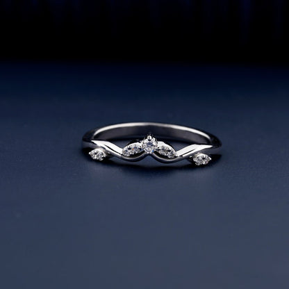 Lab-Grown Diamond Wedding Band Ring – Engagement Daily Wear Ring