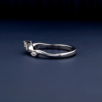 Lab-Grown Diamond Wedding Band Ring – Engagement Daily Wear Ring