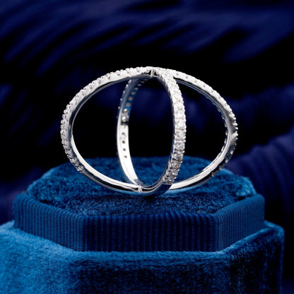 Round Cut Lab Grown Diamond Eternity Band