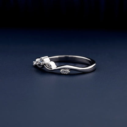 Lab-Grown Diamond Wedding Band Ring – Engagement Daily Wear Ring
