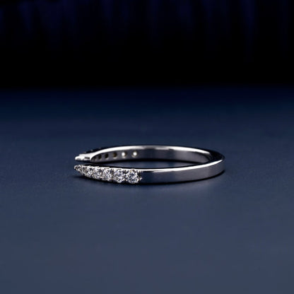 Round Lab Grown Diamond Open Enhancer Ring.